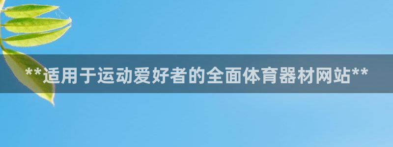 星欧娱乐扣款：**适用于运动爱好者的全面体育器材网站