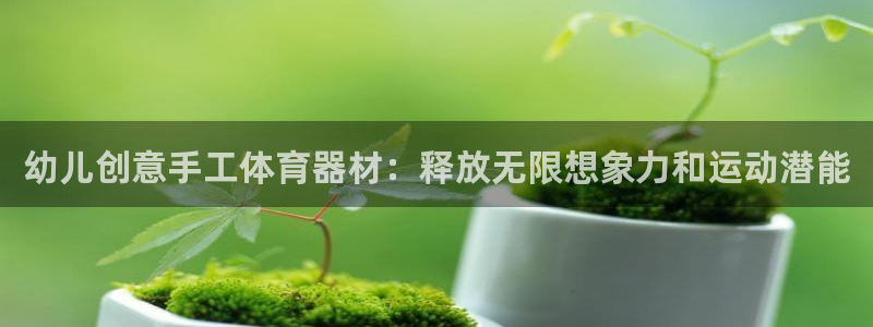 星欧娱乐是正规平台吗安全吗：幼儿创意手工体育器材：释