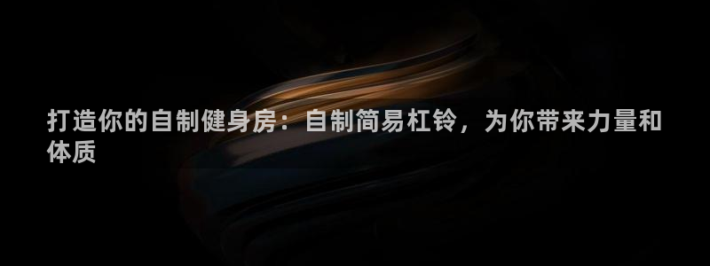 星欧娱乐用户名和密码：打造你的自制健身房：自制简易杠