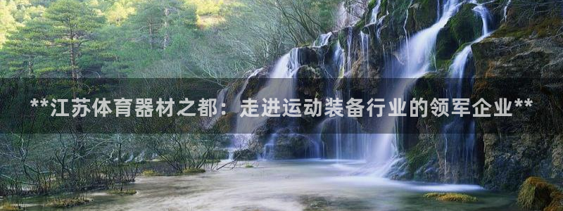 星欧娱乐用户名和密码：**江苏体育器材之都：走进运动