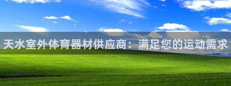 星欧娱乐挂机：天水室外体育器材供应商：满足您的运动需