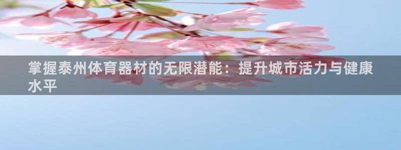 星娱乐online张译：掌握泰州体育器材的无限潜能：