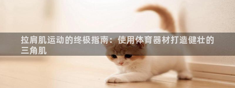 星欧娱乐发7O777：拉肩肌运动的终极指南：使用体育