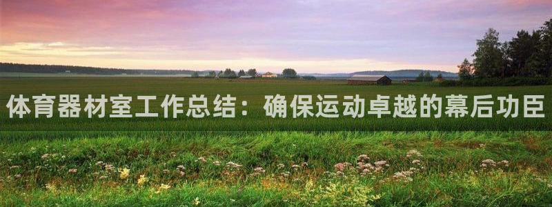 星欧娱乐的创始人背景故事：体育器材室工作总结：确保运动卓越的